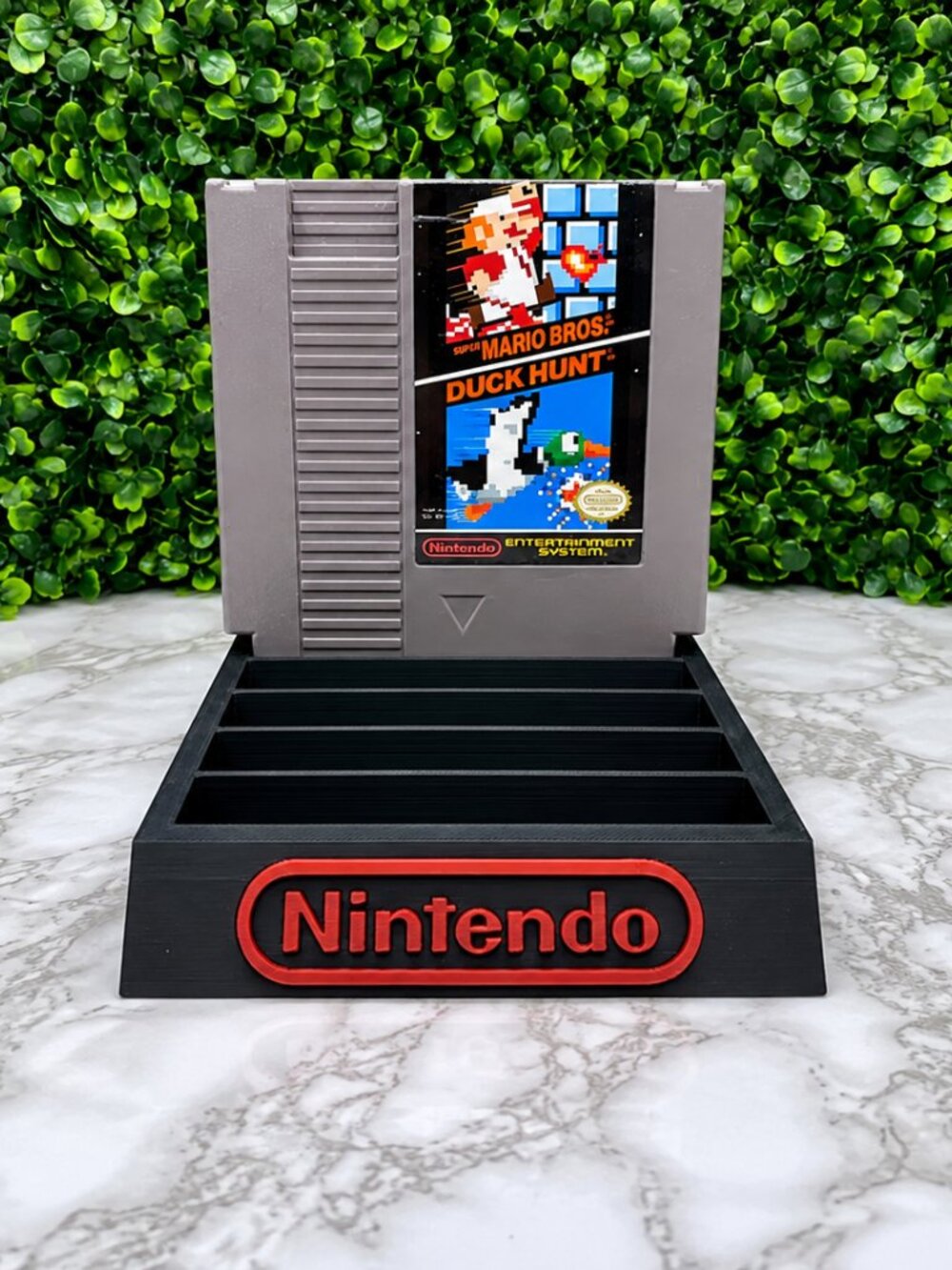 Nintendo NES 9 Cartridge Display Stand Holder 3D Printed